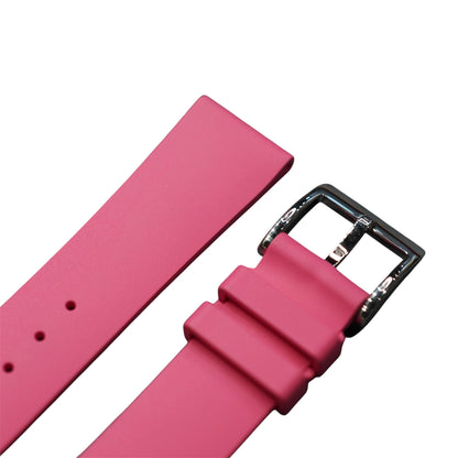 XSFKM - Rose pink Short length FKM Rubber strap