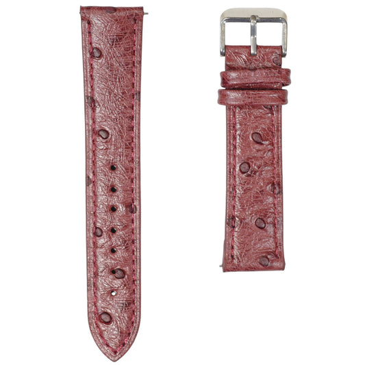 12A - Burgundy Genuine Leather strap