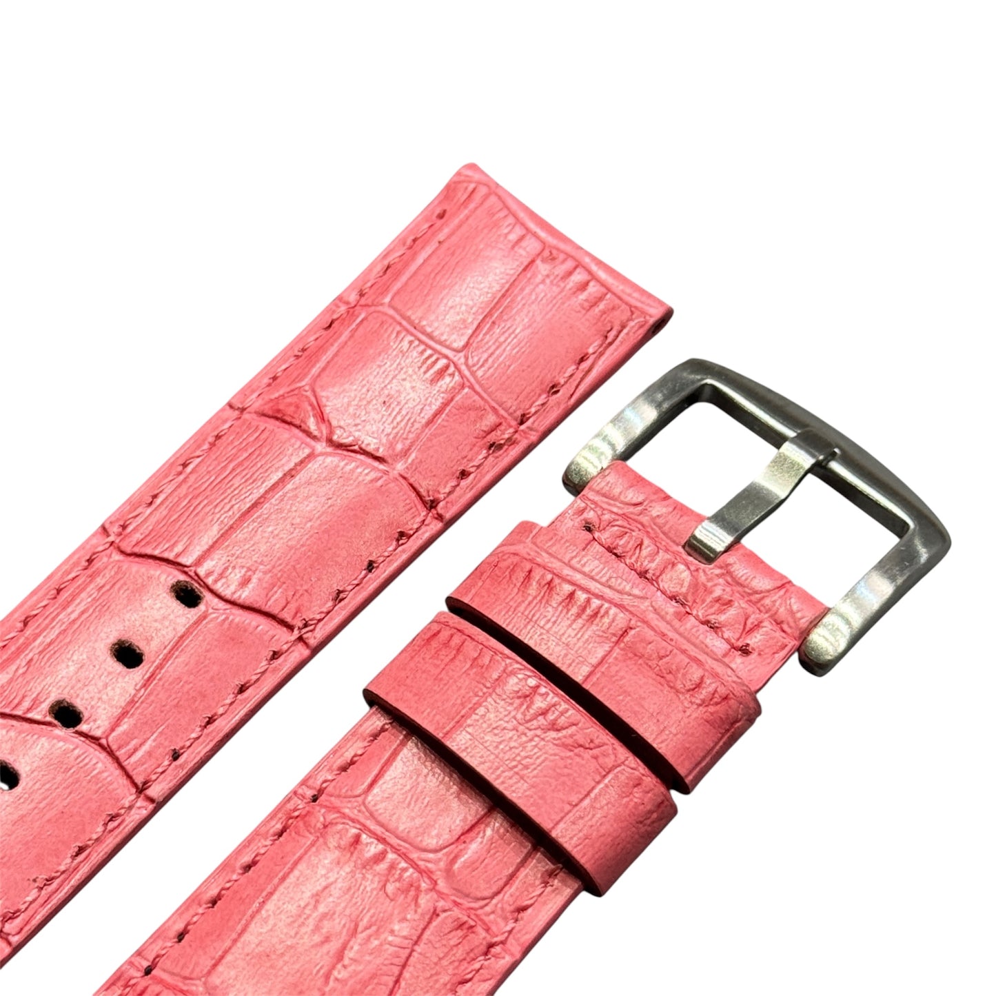 4A -  Fuchsia Genuine leather strap