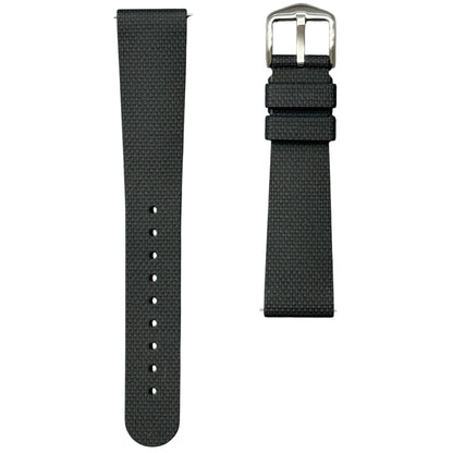 608 - Black Rubber strap