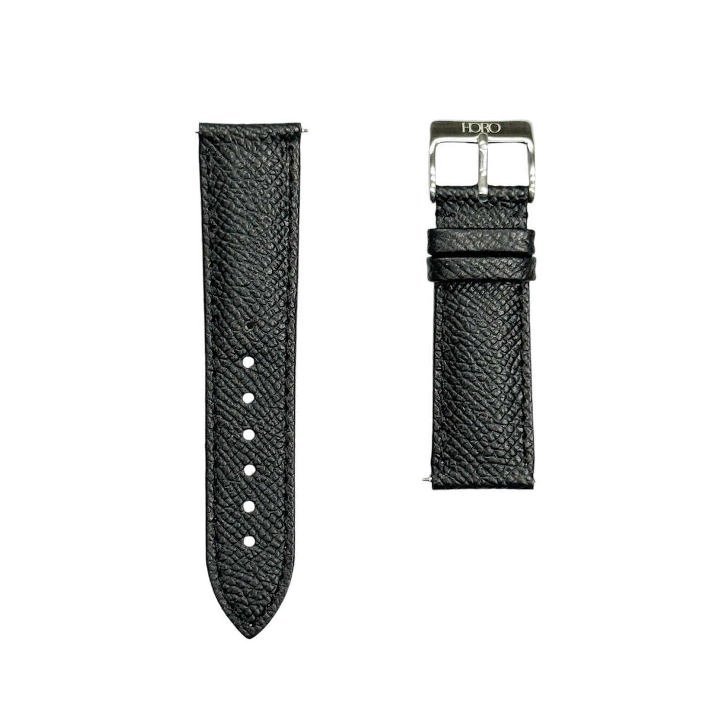 XS - Black & pink Calf strap