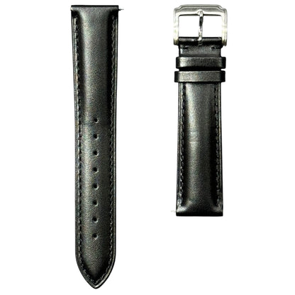 2A -  Black Genuine leather strap