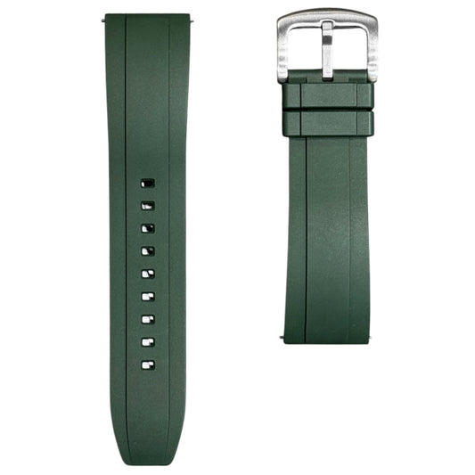 615P - Forest Green FKM Rubber strap