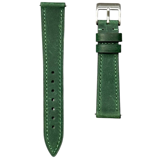 260X - Matt Forest Green calf strap