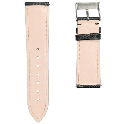 XS - Black & pink Calf strap