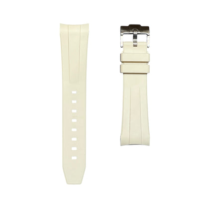 50F - Off white curve end Rubber strap for SW x BP Fifty fathoms