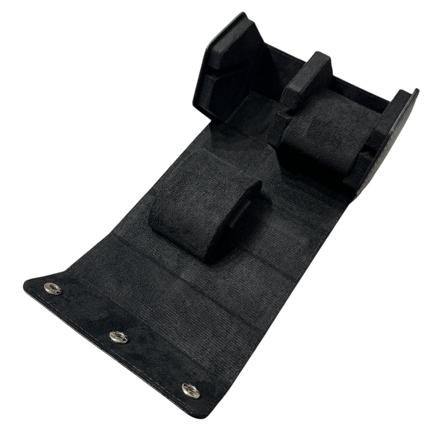 Hexagon Black travel case for 2 watches