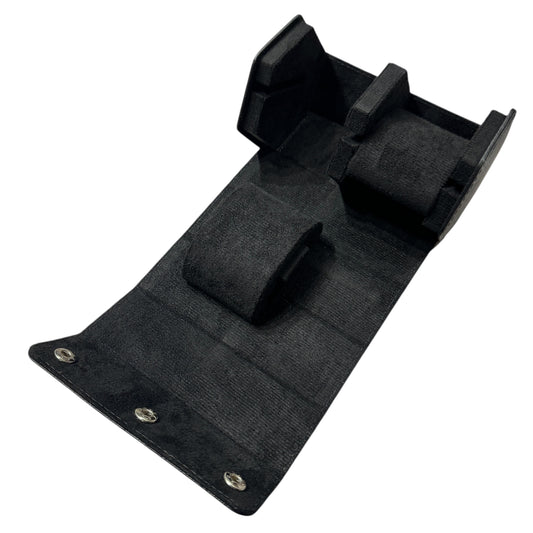 Hexagon Black travel case for 2 watches