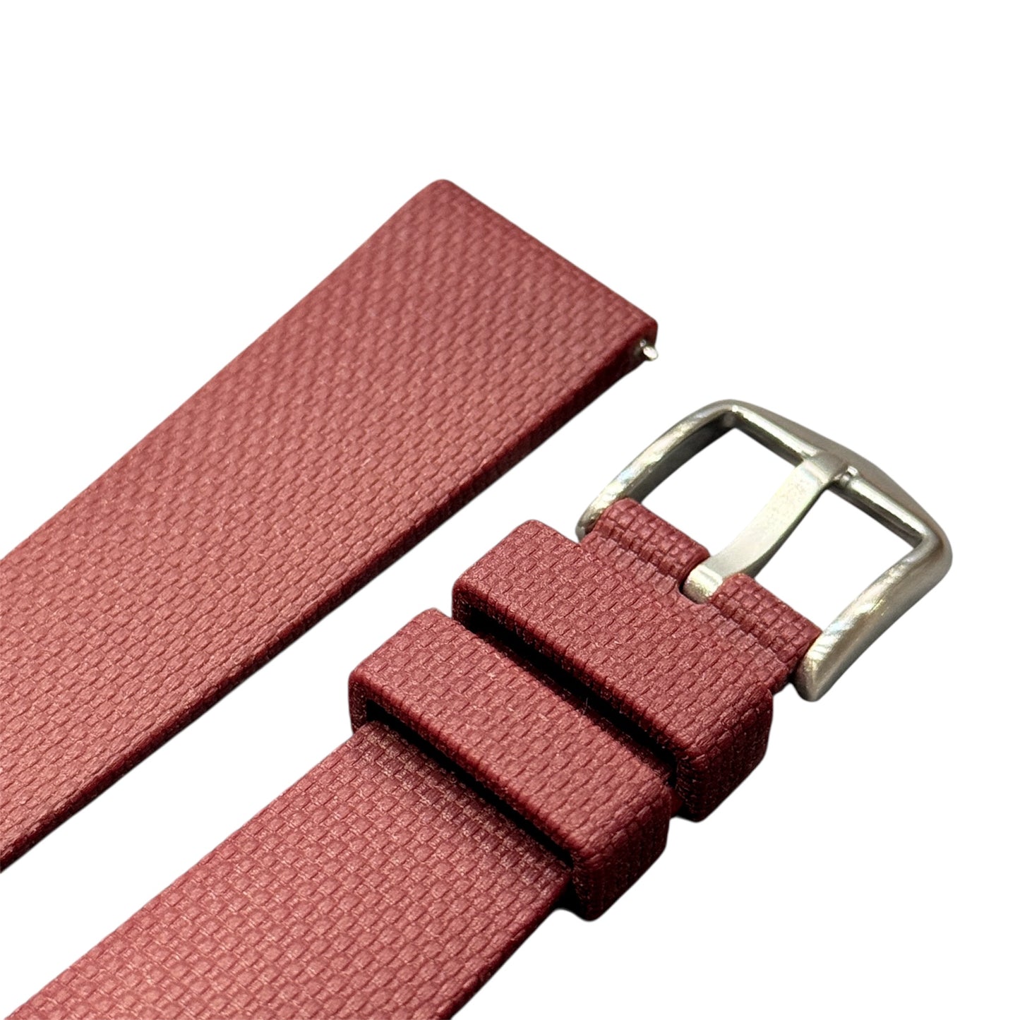 608 - Burgundy Rubber strap