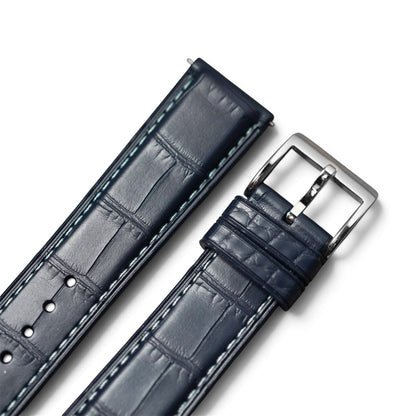 AGFKM - Navy Alligator pattern FKM Rubber strap