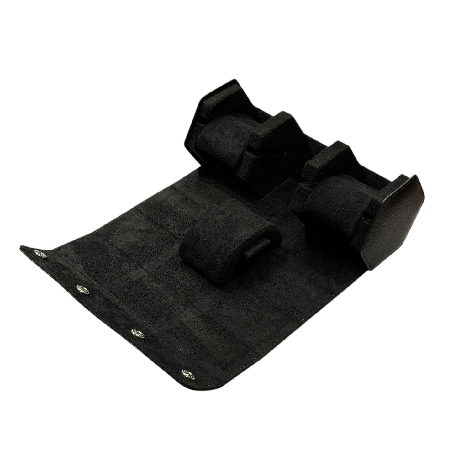 Hexagon Black travel case for 3 watches