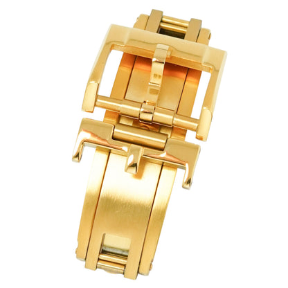 Spring Deployant Clasp - 316L Stainless steel (Yellow gold colour)