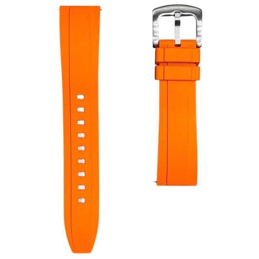 615P - Orange FKM Rubber strap