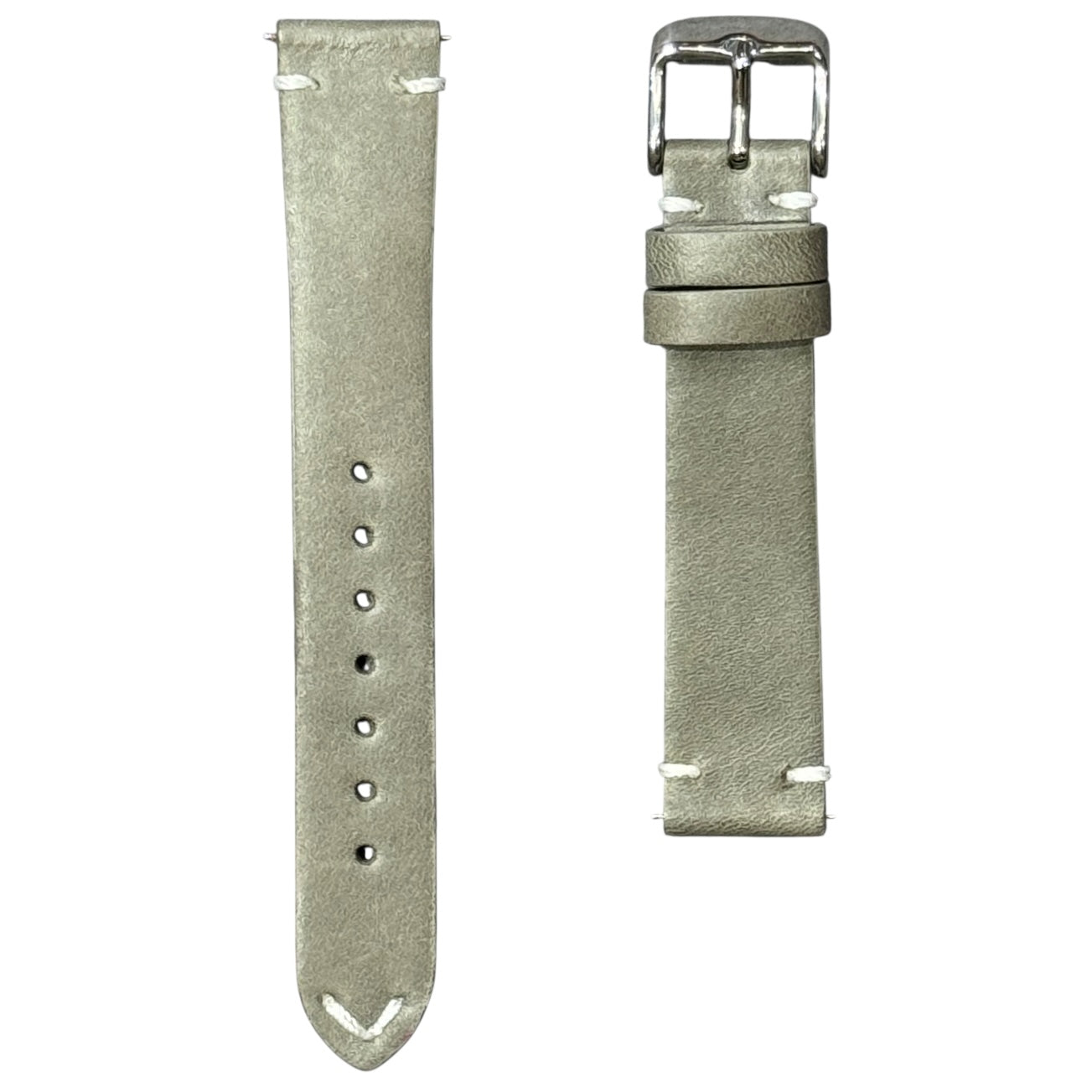 111 - Calf leather strap Grey