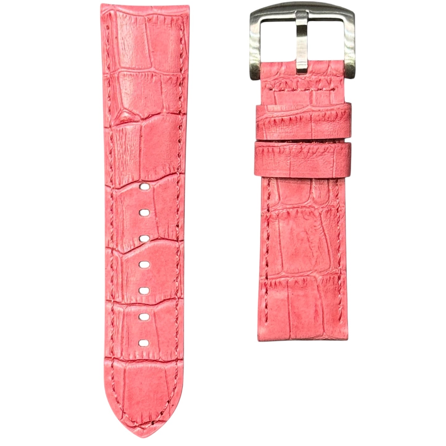 4A -  Fuchsia Genuine leather strap