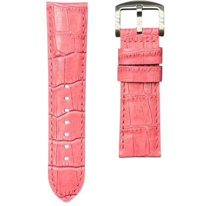 4A -  Fuchsia Genuine leather strap