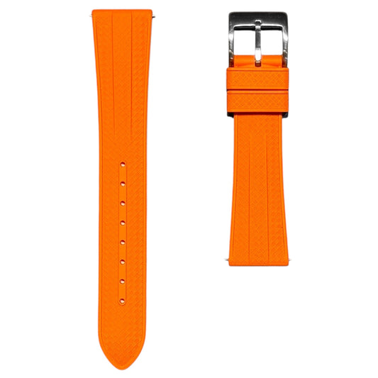 904 - Orange FKM Rubber strap