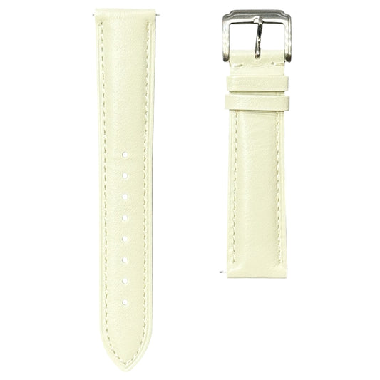 2A -  Off-white Genuine leather strap