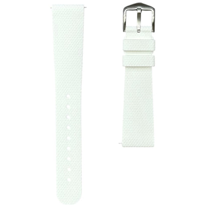 608 - White Rubber strap