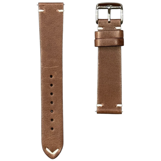 111 - Calf leather strap Brown