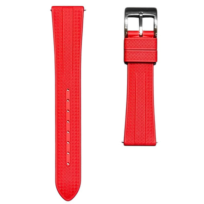 904 - Fire red FKM Rubber strap