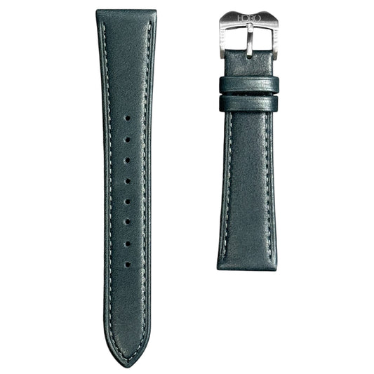 908 - Navy Flat calf strap