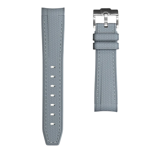61M - Rubber strap Grey with stitching
