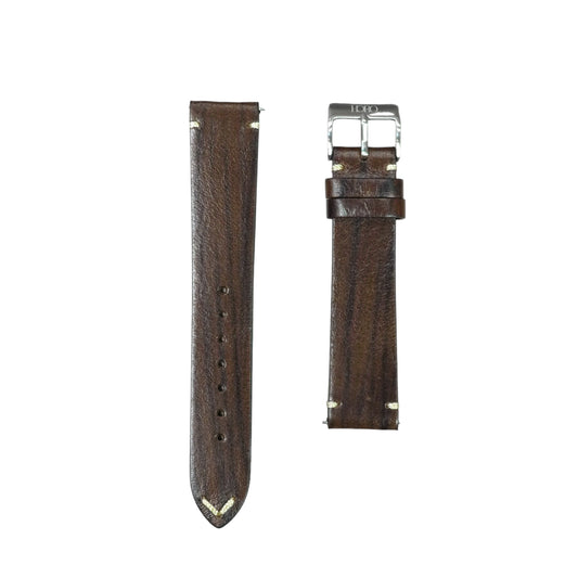 276c - Calf leather strap Dark Brown