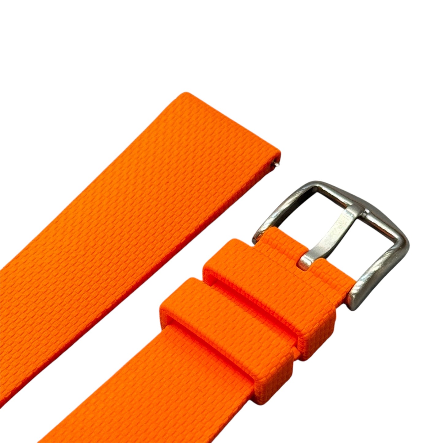 608 - Orange Rubber strap