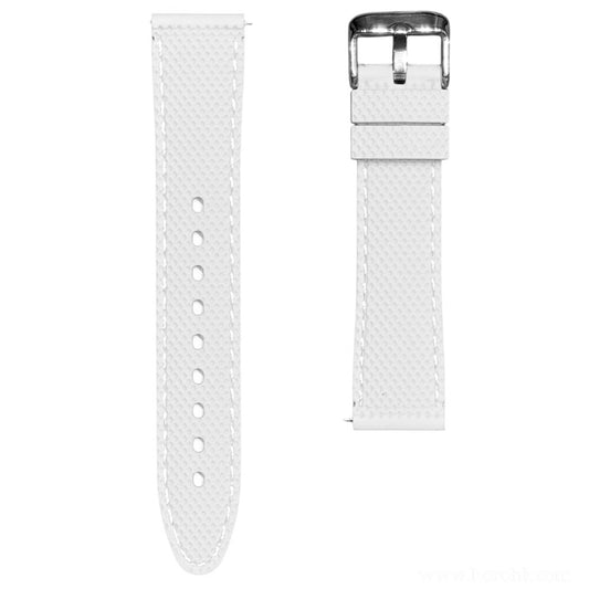 Waffle - Rubber strap White
