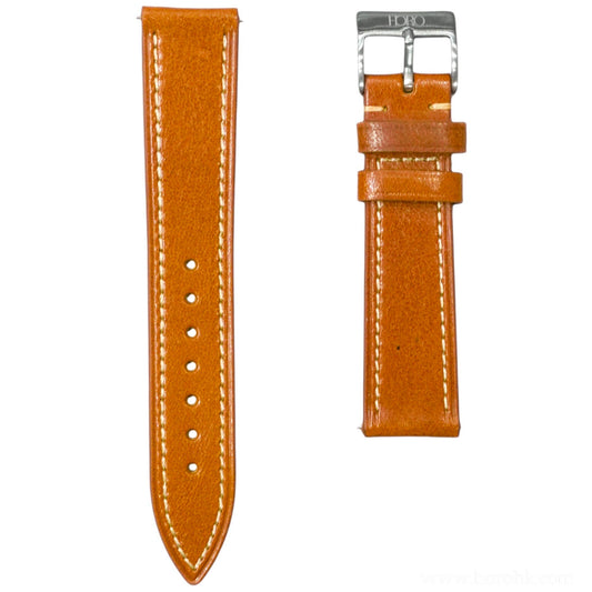 A33 - Shiny Golden Brown Calf strap