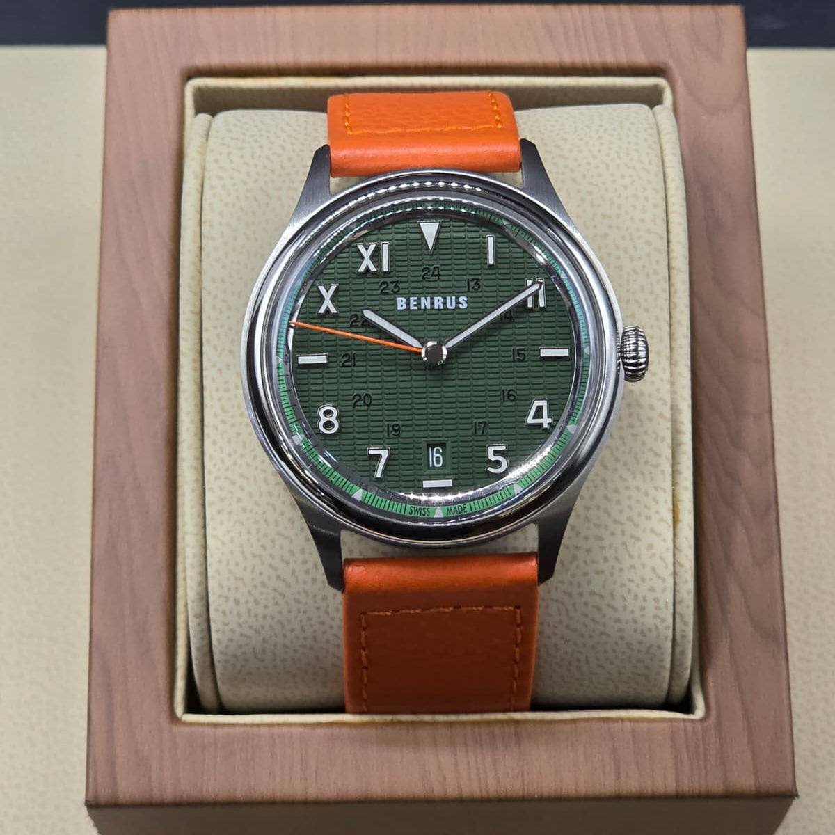 Benrus #3061 GT 39.5mm Watch Ref.3061-SS-G-039-02