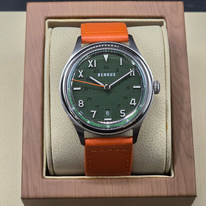 Benrus #3061 GT 39.5mm Watch Ref.3061-SS-G-039-02