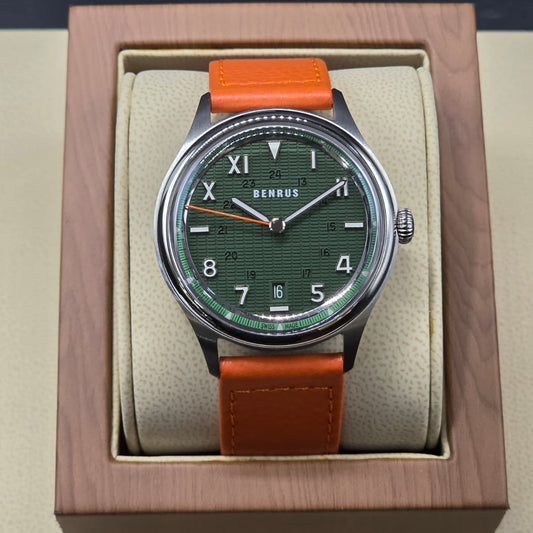 Benrus #3061 GT 39.5mm Watch Ref.3061-SS-G-039-02