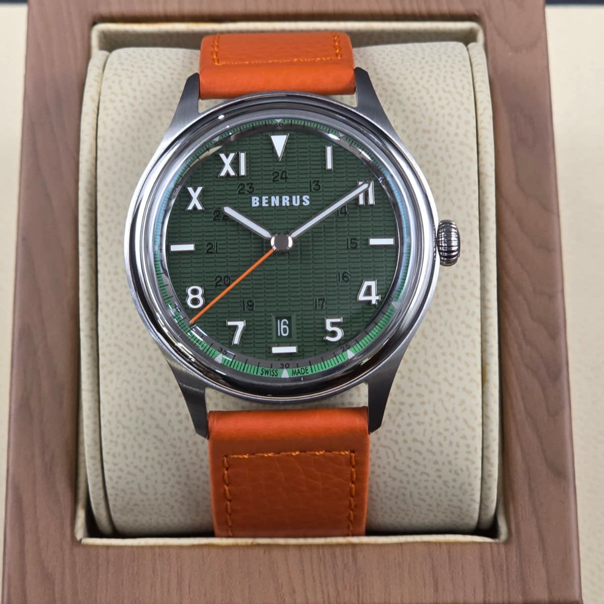 Benrus #3061 GT 39.5mm Watch Ref.3061-SS-G-039-02