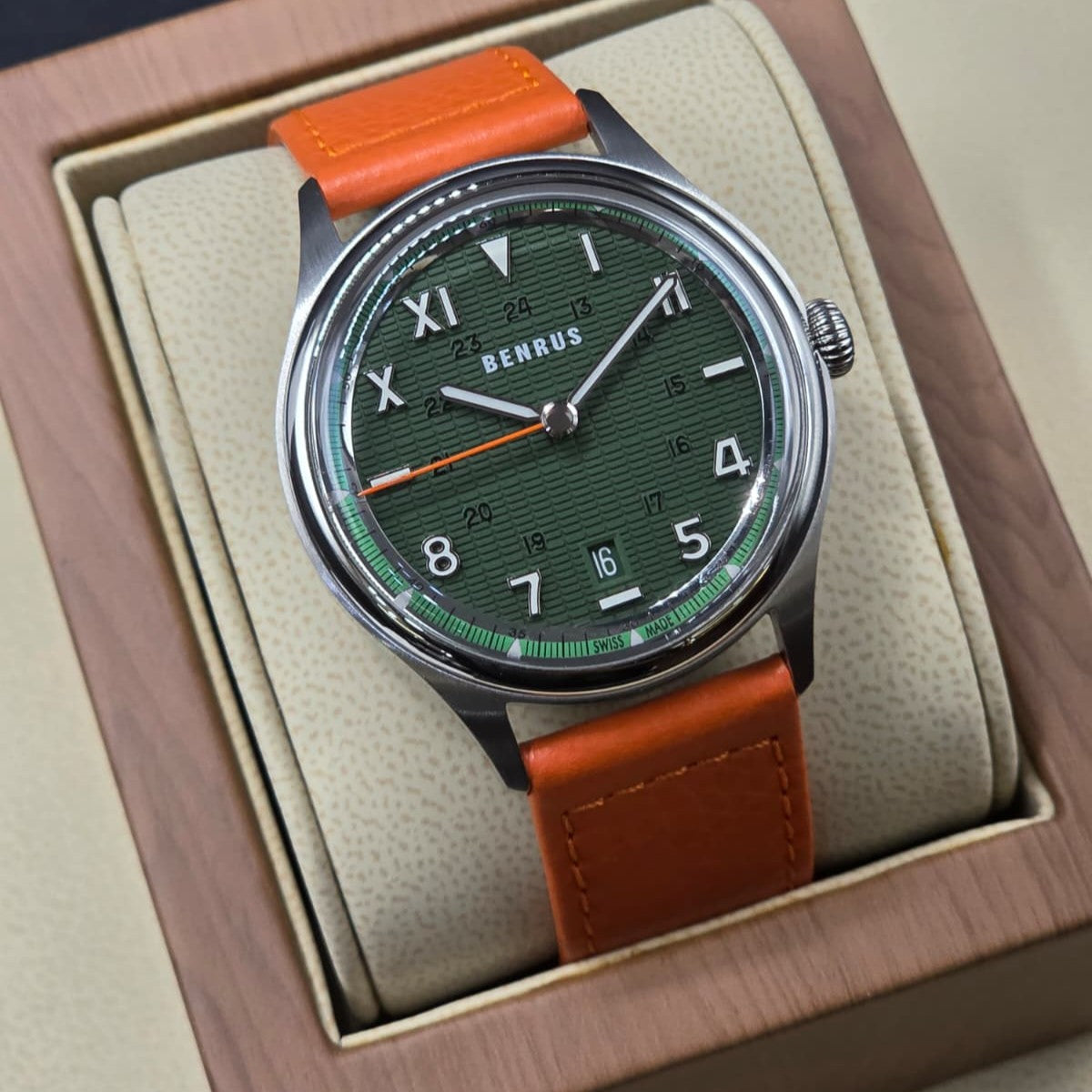 Benrus #3061 GT 39.5mm Watch Ref.3061-SS-G-039-02
