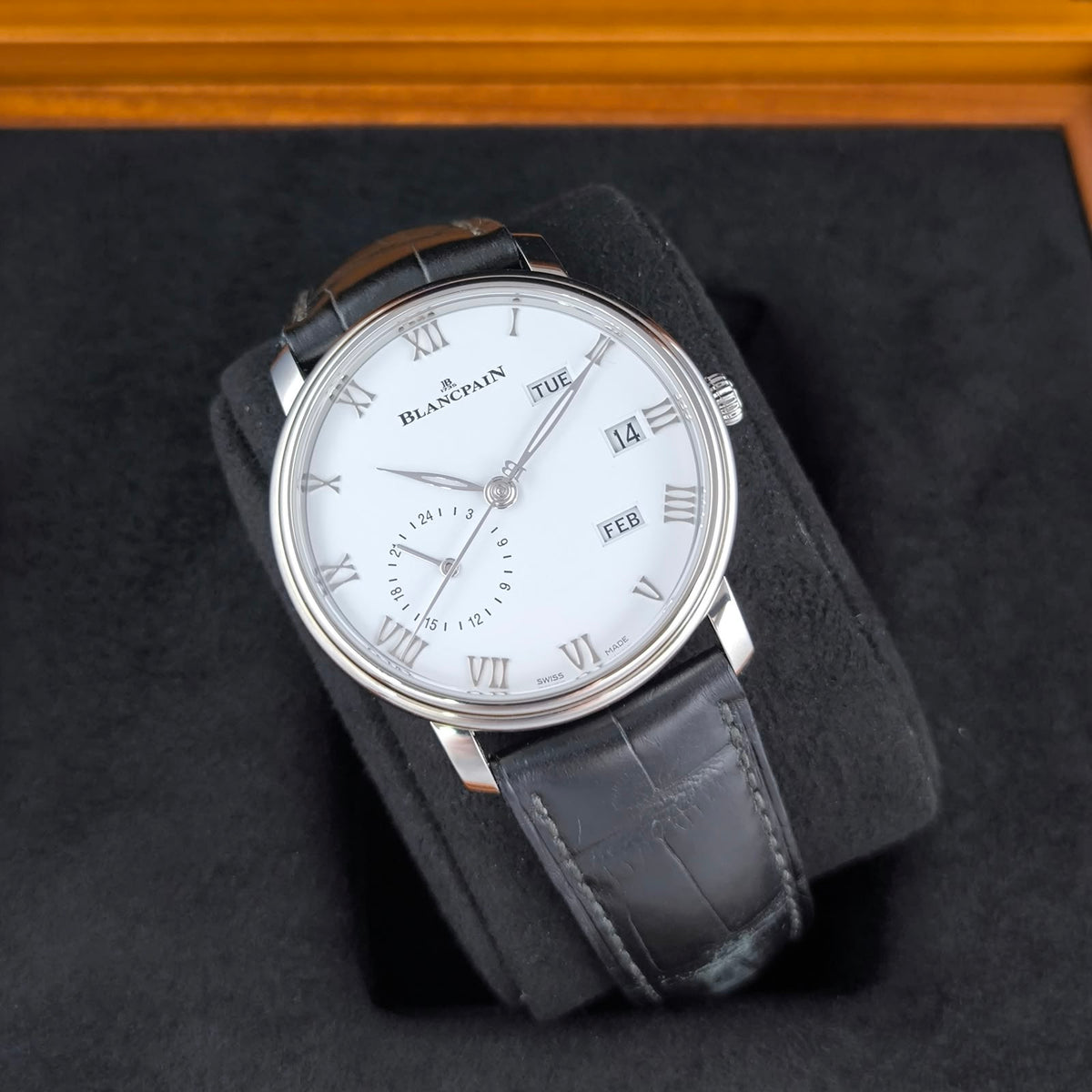 Blancpain Villeret Quantieme Annuel GMT 40mm Ref. 6670-1127-55B