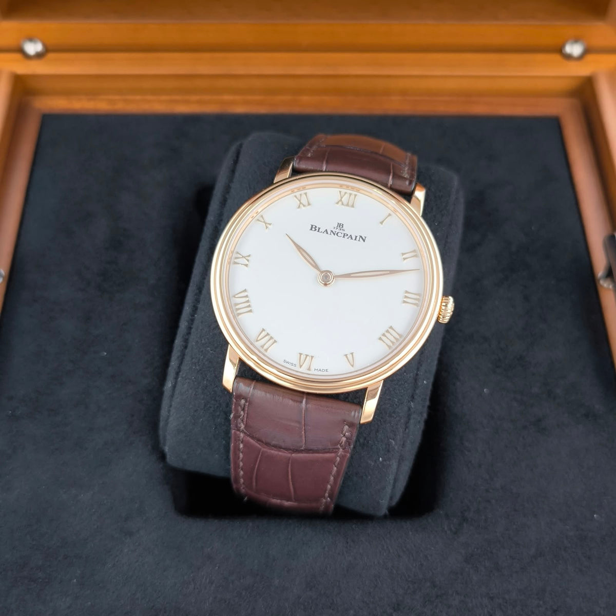Blancpain Villeret Ultraplate 39.7mm Ref. 6605-3642-55B