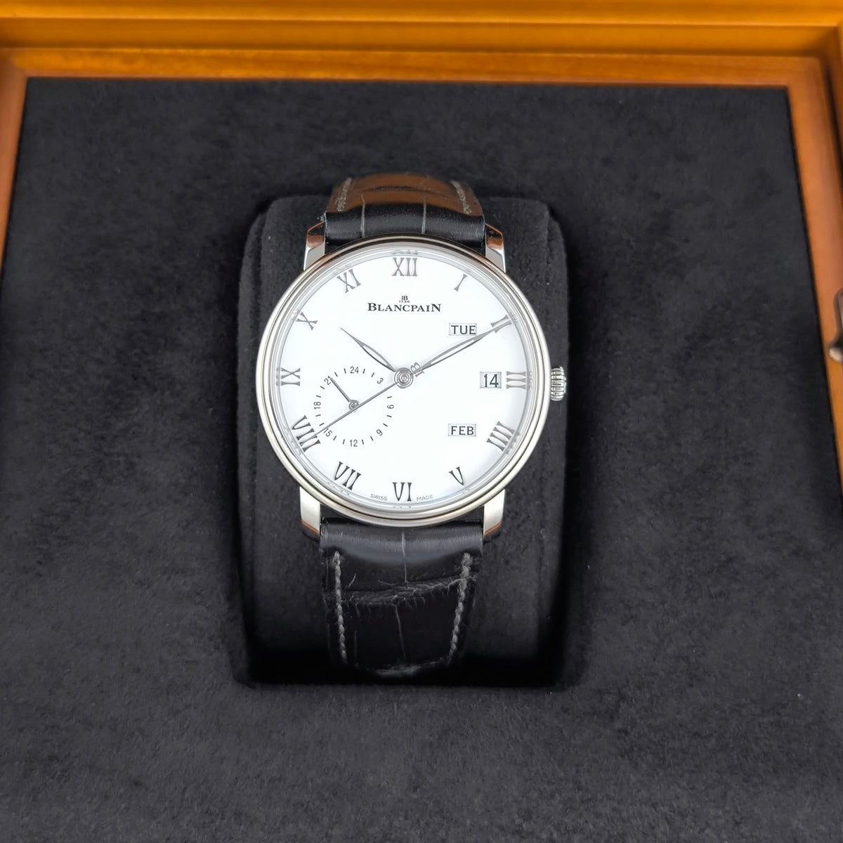 Blancpain Villeret Quantieme Annuel GMT 40mm Ref. 6670-1127-55B