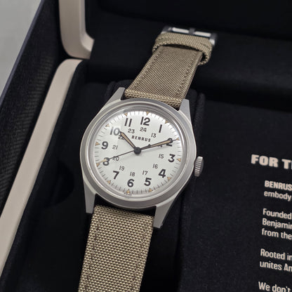 Benrus DTU Shield 38mm Watch Ref. DTU-SS-S-038-01